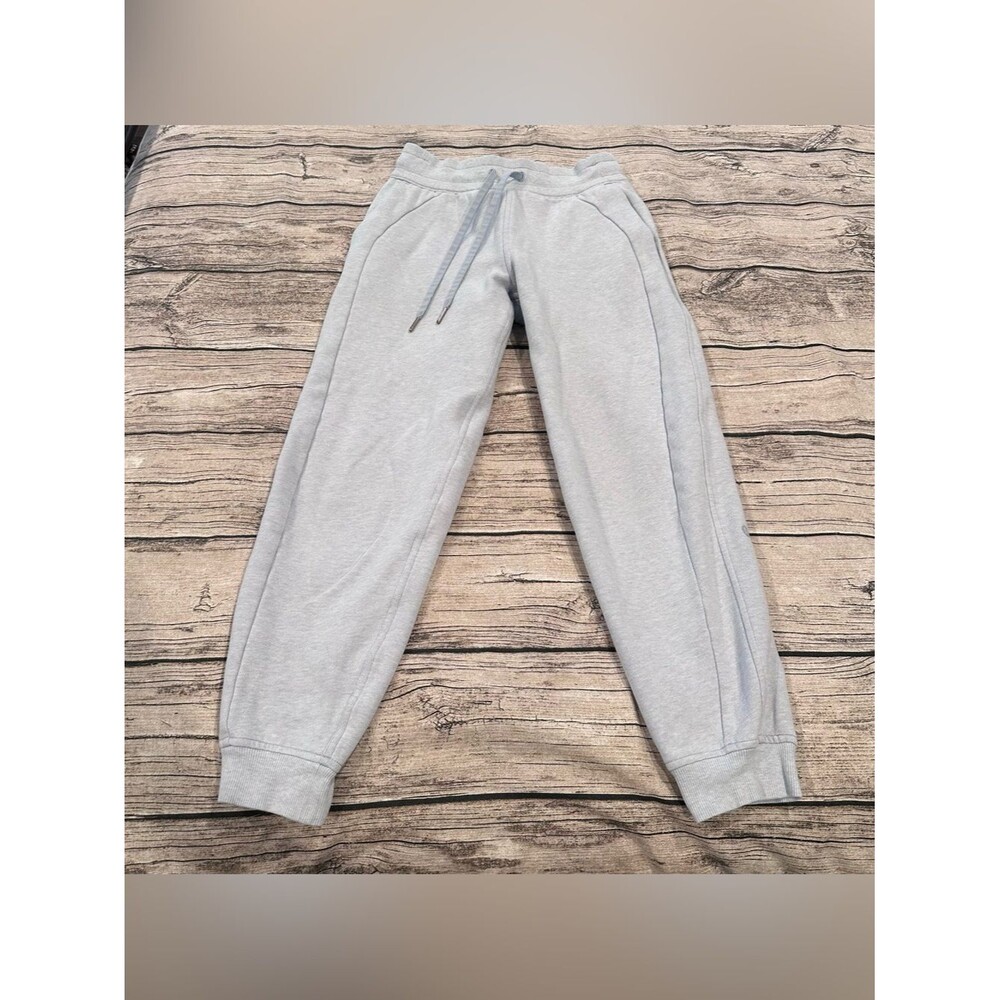 Lululemon Light Blue Scuba Drawstring Sweatpants Size 4